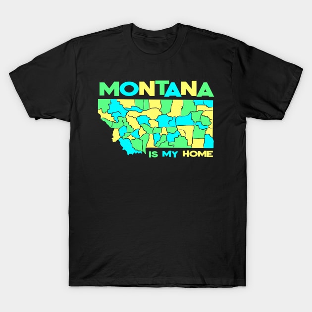 USA state: Montana T-Shirt by KK-Royal